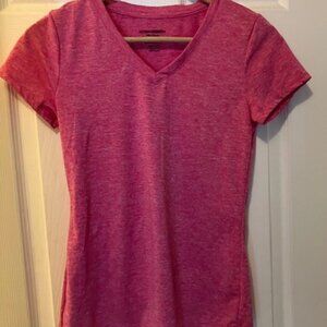 Sterling Performance Women’s Neon Coral/Pink Athletic Shirt Size Small pre owned